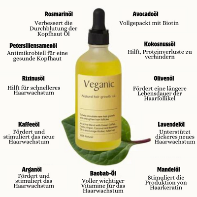 Veganic™ – Natürliches Haarwuchs-Öl