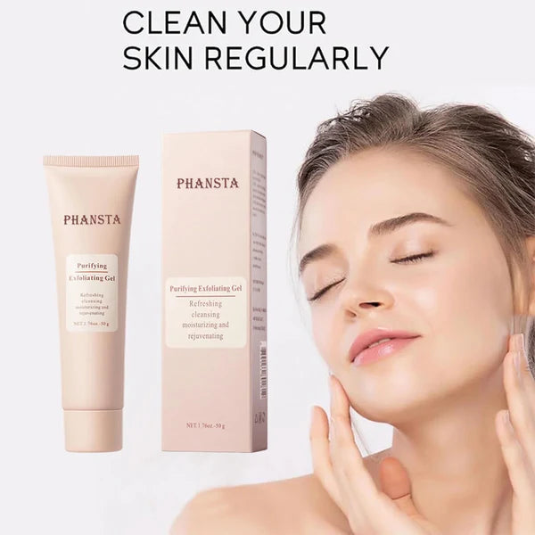 PHANSTA - Körper- und Gesicht Peeling-Gel – Tiefe Reinigung und Feuchtigkeitspflege 50ml