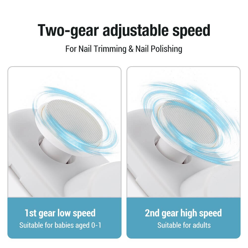 2-in-1 Automatischer Nagelknipser und Elektrischer Nagelpolierer