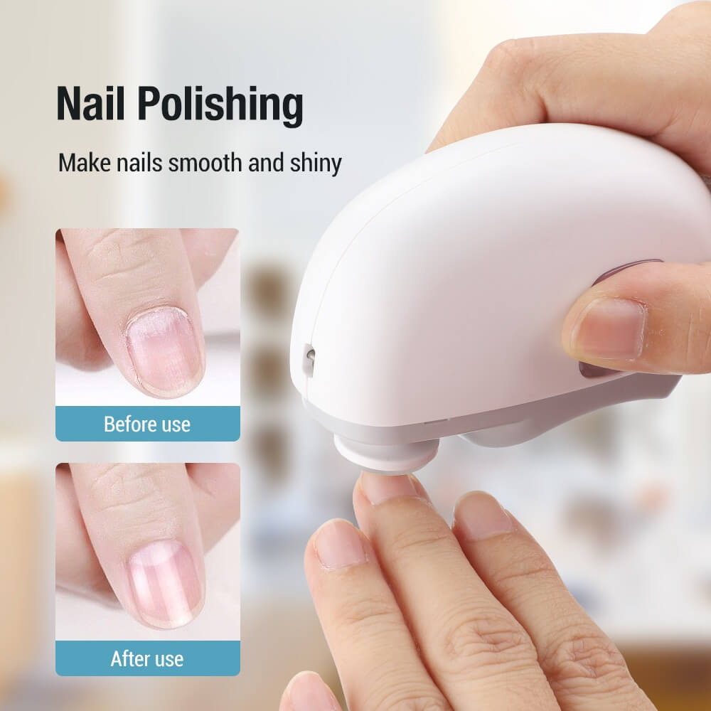 2-in-1 Automatischer Nagelknipser und Elektrischer Nagelpolierer